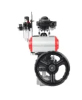 Кран шаровой DN.ru BV3232P(2pc)-FP-T-ISO-H Ду65 Ру40 полнопроходной, нерж. сталь SS316, внутренняя резьба, PTFE, с пневмоприводом PA-DA-083, с пневмораспределителем 4M310-08 AC220V, с БКВ APL-210N, с ручным дублером MON2-450-T28-ISO, с БПВ AFC2000