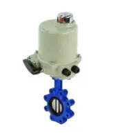 Затвор дисковый поворотный DN.ru WBV1631N-2W-Fb-H Ду50 Ру16 LUG корпус - чугун QT450, диск - нержавеющая сталь 304, уплотнение - NBR, межфланцевый, с электроприводом ГЗ-ОФ-45/11К 220В