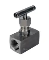Клапан игольчатый DN.ru VN3232M-T-Ht 1 1/2″ Ду40 Ру400 резьбовой, корпус - нержавеющая сталь 316, уплотнение - металл, с Т-образной рукояткой