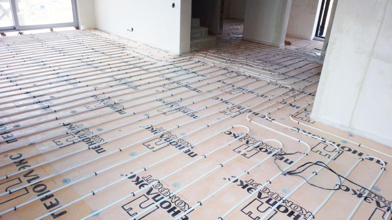 Монтаж теплого пола