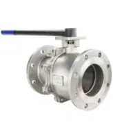 Кран шаровой DN.ru BV3232P(2pc)-FP-F-ISO-H Ду200 Ру16 полнопроходной двухходовой, нержавеющая сталь 316, фланцевое, уплотнение - PTFE, с редуктором