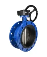 Затвор дисковый поворотный DN.ru WBV1313E-2W-F-R Ду250 Ру16 фланцевый, корпус - чугун GGG40, диск - чугун GGG40, уплотнение - EPDM, управление – редуктор, с ISO-фланцем F10, квадрат штока 22х22