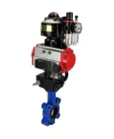 Затвор дисковый поворотный DN.ru WBV1616E-2W-Fb-H Ду125 Ру16 LUG корпус - чугун QT450, диск - чугун QT450, уплотнение - EPDM, с пневмоприводом PA-DA-105, пневмораспределителем 4M310-08 AC220V, БКВ APL-510N EX, дублером MON3-700-T38-ISO и БПВ AFC2000