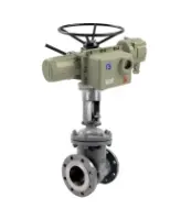 Задвижка клиновая 30с964нж DN.ru GVWR2121M-2W-F-ОСТ Ду200 Ру25 фланцевая, корпус - сталь 25Л, материал клина - сталь 25Л, уплотнение - металл, GAIR, с электроприводом ГЗ-ВБ.300/24 380В