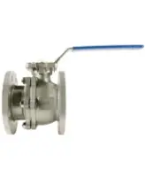 Кран шаровой DN.ru BV3232P(2pc)-FP-F-ISO-H Ду80 Ру16, корпус - нержавеющая сталь 316, уплотнение - PTFE, полнопроходной фланцевый с ISO-фланцем и рукояткой, 17х17, F07/F10