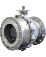 Кран шаровой DN.ru BV3232P(2pc)-FP-F-ISO-H Ду250 Ру16 полнопроходной двухходовой, нержавеющая сталь 316, фланцевое, уплотнение - PTFE, с ISO-фланцем и голым штоком, 27х27, F12/F14