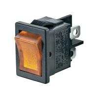 Выключатель клавишный двухполюсной (желтый) 54766017