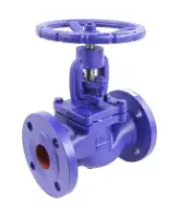 Клапан запорный сальниковый DN.ru VSO1121M-F-S Ду125 Ру16, фланцевый, корпус - чугун GG25, уплотнение - металл, управление - штурвал