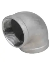 Отвод (уголок) DN.ru ВР-ВР-304 1 1/2″ Ду40 Ру16 угол 90°, корпус - нержавеющая сталь 304, присоединение - внутренняя / внутренняя резьба