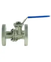 Кран шаровой DN.ru BV3232P(2pc)-FP-F-ISO-H Ду15 Ру40, корпус - нержавеющая сталь 316, уплотнение - PTFE, полнопроходной фланцевый с ISO-фланцем и рукояткой, 9х9, F03/F04