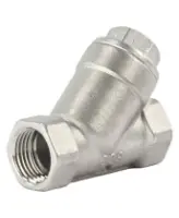 Фильтр сетчатый Dn.ru FMY3232P-T 1/2″ Ду15 Ру16, Y-образный, корпус - нержавеющая сталь 316, резьбовой