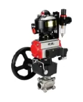 Кран шаровой DN.ru BV3232P(3pc)-FP-W-ISO-H Ду50 Ру40 полнопроходной двухходовой, корпус - нерж.сталь SS316, под приварку, уплотнение - PTFE, пн/привод PA-DA-83, пн/распределит 4M310-08 220В NAMUR, БКВ APL-510N EX, дублер MON2-450-T28-ISO и БПВ AFC2000