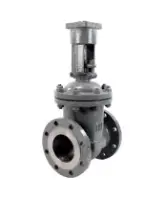 Задвижка клиновая 30с964нж DN.ru GVWR2121M-2W-F-ОСТ Ду150 Ру25 фланцевая, корпус - сталь 25Л, материал клина - сталь 25Л, уплотнение - металл, с ОСТ-фланцем, с голым штоком GAIR
