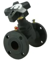 Клапан балансировочный DN.ru VB1431V-F Ду50 Ру16 чугунный, фланцевый, с ниппелями
