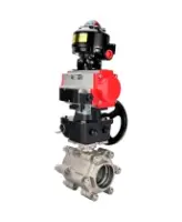 Кран шаровой DN.ru BV3232P(3pc)-FP-SW-ISO-H Ду80 Ру63 полнопроходной, корпус - нержавеющая сталь SS316, под приварку, с пневмоприводом PA-DA-105, пневмораспределителем 4M310-08 DC24V, БКВ APL-510N EX, ручным дублером MON2-450-T28-ISO