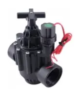 Клапан электромагнитный DN.ru VS1141-NT-NO-220VAC 1″ Ду25 Ру10 соленоидный двухходовой пилотного действия, корпус - пластик PA66, уплотнение - NBR, внутренняя резьба, нормально открытый (НО), катушка 220 AC