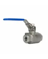Кран шаровой DN.ru BV3232P(2pc)-FP-T-H Ду8 Ру140 полнопроходной двухходовой, нержавеющая сталь 316, внутренняя резьба, уплотнение - PTFE, ручка-рычаг