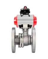Кран шаровой DN.ru BV3232P(2pc)-FP-F-ISO-H WDVF Ду65 Ру16 полнопроходной, фланцевый, корпус - нержавеющая сталь 316, уплотнение - PTFE, с пневмоприводом PA-SA-130, пневмораспределителем 4M320-08 AC220V и БКВ APL-410N EX