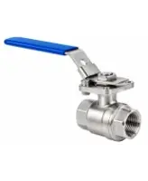 Кран шаровой DN.ru 3/8″ Ду10 Ру63 ZGY корпус - нержавеющая сталь CF8/AiSI 304, полнопроходной, резьбовой, уплотнение - PTFE, с ISO-фланцем и рукояткой (BV3131P(2pc)-FP-T-ISO-H)