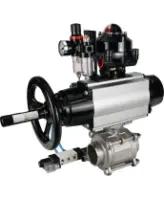 Кран шаровой DN.ru BV3232P(3pc)-FP-W-ISO-H Ду80 Ру25, полнопроходной, трехсоставной, нержавеющая сталь 316, уплотнение - PTFE, под приварку, с пневмоприводом PA-DA-105-1, пневмораспределителем 4V320-08 AC220V, БКВ APL-510N Ex, БПВ AFC2000