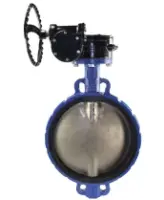 Затвор дисковый поворотный DN.ru WBV1432E-2W-Fb-ISO-R Ду500 Ру16, корпус - чугун GGG50, диск - нержавеющая сталь 316L, уплотнение - EPDM, с редуктором, шток 27х27, F14, крутящий момент - 3711Нм