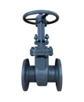 Задвижка клиновая 30с41нж DN.ru GVWR2121M-2W-F-S Ду100 Ру16 фланцевая, корпус - сталь 25Л, материал клина - сталь 25Л, уплотнение - металл, шток - выдвижной, со штурвалом