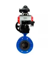 Затвор дисковый поворотный DN.ru WBV1331E-2W-F-H Ду200 Ру16 фланцевый, чугун GGG40, нержавеющая сталь 304, EPDM, с пневмоприводом DN.ru PA-DA-140, пневмораспределителем DN.ru 4M310-08 DC24V, БКВ DN.ru APL-210N и ручным дублером DN.ru MON4-1200-T54-ISO