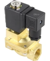 Клапан электромагнитный DN.ru VS400-NT-NC-24VDC 1/2″ Ду15 Ру16, соленоидный двухходовой, корпус - латунь, уплотнение - NBR, резьбовой, нормально-закрытый, пилотный, катушка - 24В