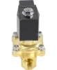 Клапан электромагнитный DN.ru VS200-ET-NC-220VAC 1/2″ Ду15 Ру10, соленоидный двухходовой, корпус - латунь, уплотнение - EPDM, резьбовой, нормально-закрытый, прямого действия, катушка - 220В