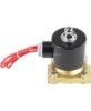 Клапан электромагнитный DN.ru VS100-NT-NC-24VAC 3/8″ Ду10 Ру10 прямого действия двухходовой, корпус - латунь, присоединение - внутренняя резьба, уплотнение - NBR, нормально-закрытый, катушка - 24 В AC