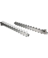 Коллекторная группа DN.ru GC4-31-12 1″ Ду25 Ру10 отводов — 12, в сборе с терморегулирующими клапанами и запорно-балансировочными клапанами, дренажным краном и воздухоотводчиком, с заглушками, без переходников, корпус - нержавеющая сталь AISI 304