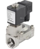 Клапан электромагнитный DN.ru VS431-NT-NC-220VAC 3/4″ Ду20 Ру16, соленоидный двухходовой, корпус - нержавеющая сталь 304, уплотнение - NBR, резьбовой, нормально-закрытый, пилотный, катушка - 220В