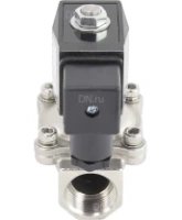 Клапан электромагнитный DN.ru VS231-ET-NC-24VDC 3/4″ Ду20 Ру7, соленоидный двухходовой, корпус - нержавеющая сталь 304, уплотнение - EPDM, резьбовой, нормально-закрытый, прямого действия, катушка - 24В