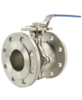 Кран шаровой DN.ru BV3232P(2pc)-FP-F-ISO-H Ду80 Ру16, корпус - нержавеющая сталь 316, уплотнение - PTFE, полнопроходной фланцевый с ISO-фланцем и рукояткой, 17х17, F07/F10