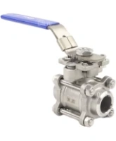 Кран шаровой DN.ru BV3232P(3pc)-FP-W-ISO-H Ду80 Ру25 полнопроходной двухходовой, нержавеющая сталь SS316, под приварку, уплотнение - PTFE, с ISO фланцем и рукояткой
