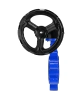 Затвор дисковый поворотный DN.ru WBV1616E-2W-Fb-H Ду100 Ру16 LUG межфланцевый, корпус - чугун QT450, диск - чугун QT450, уплотнение - EPDM, с редуктором HAM RQN1-180Z-T40
