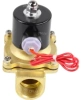Клапан электромагнитный DN.ru VS100-ET-NC-220VAC 1″ Ду25 Ру10, соленоидный двухходовой, корпус - латунь, уплотнение - EPDM, резьбовой, нормально-закрытый, прямого действия, катушка - 220В