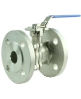 Кран шаровой DN.ru BV3232P(2pc)-FP-F-ISO-H Ду32 Ру40, корпус - нержавеющая сталь 316, уплотнение - PTFE, полнопроходной фланцевый с ISO-фланцем и рукояткой, 11х11, F04/F05