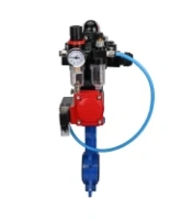 Затвор дисковый поворотный DN.ru WBV1413E-2W-Fb-H Ду40 Ру16, корпус - чугун GGG50, диск - чугун GGG40, уплотнение - EPDM, с пневмоприводом DN.ru PA-DA-052 двойного действия, пневмораспределителем 4M310-08 AC220V, БКВ APL-410N EX, БПВ AFC2000