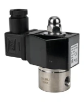 Клапан электромагнитный DN.ru VS331-ET-NC-24VDC 1/4″ Ду8 Ру10, соленоидный двухходовой, корпус - нержавеющая сталь 304, уплотнение - EPDM, резьбовой, нормально-закрытый, прямого действия, катушка - 24В
