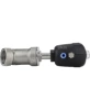 Клапан отсечной пневматический DN.ru VSP3241P-T-1PNC 1 1/2″ Ду40 Ру25, корпус - нержавеющая сталь SS316, резьбовой, Y-образный, корпус привода - пластик