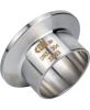Штуцер CLAMP DN.ru UC-31-W-50.5 Ду32 Ру10, корпус - нержавеющая сталь 304, присоединение - под приварку