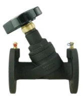 Клапан балансировочный DN.ru VB1431V-F Ду50 Ру16 чугунный, фланцевый, с ниппелями