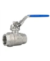 Кран шаровой DN.ru BV3232P(2pc)-FP-T-H Ду15 Ру140 полнопроходной двухходовой, нержавеющая сталь 316, внутренняя резьба, уплотнение - PTFE, ручка-рычаг