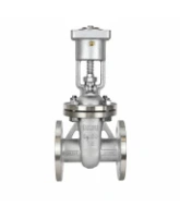 Задвижка клиновая 30нж941нж DN.ru GVWR3535M-2W-F-ОСТ Ду50 Ру16 фланцевая, корпус - сталь 12Х18Н9ТЛ, материал клина - сталь 12Х18Н9ТЛ, уплотнение - металл, с ОСТ-фланцем, с голым штоком GAIR