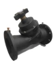 Клапан балансировочный DN.ru VB1431V-F Ду200 Ру16 чугунный, фланцевый, с ниппелями
