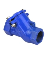 Клапан обратный DN.ru VCB1433N-T 2″ Ду50 Ру16 муфтовый, шаровой, корпус - чугун, шар - сталь+NBR, уплотнение - NBR