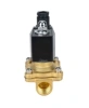 Клапан электромагнитный DN.ru VS300-ET-NO-220VAC 1/8″ Ду6 Ру10, соленоидный двухходовой, корпус - латунь, уплотнение - EPDM, резьбовой, нормально-открытый, прямого действия, катушка - 220В