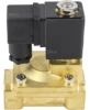 Клапан электромагнитный DN.ru VS400-VT-NC-24VDC 1 1/4″ Ду32 Ру16, соленоидный двухходовой, корпус - латунь, уплотнение - Viton, резьбовой, нормально-закрытый, пилотный, катушка - 24В