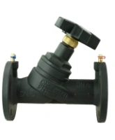 Клапан балансировочный DN.ru VB1431V-F Ду65 Ру16 чугунный, фланцевый, с ниппелями